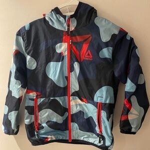 Reebok camo windbreaker